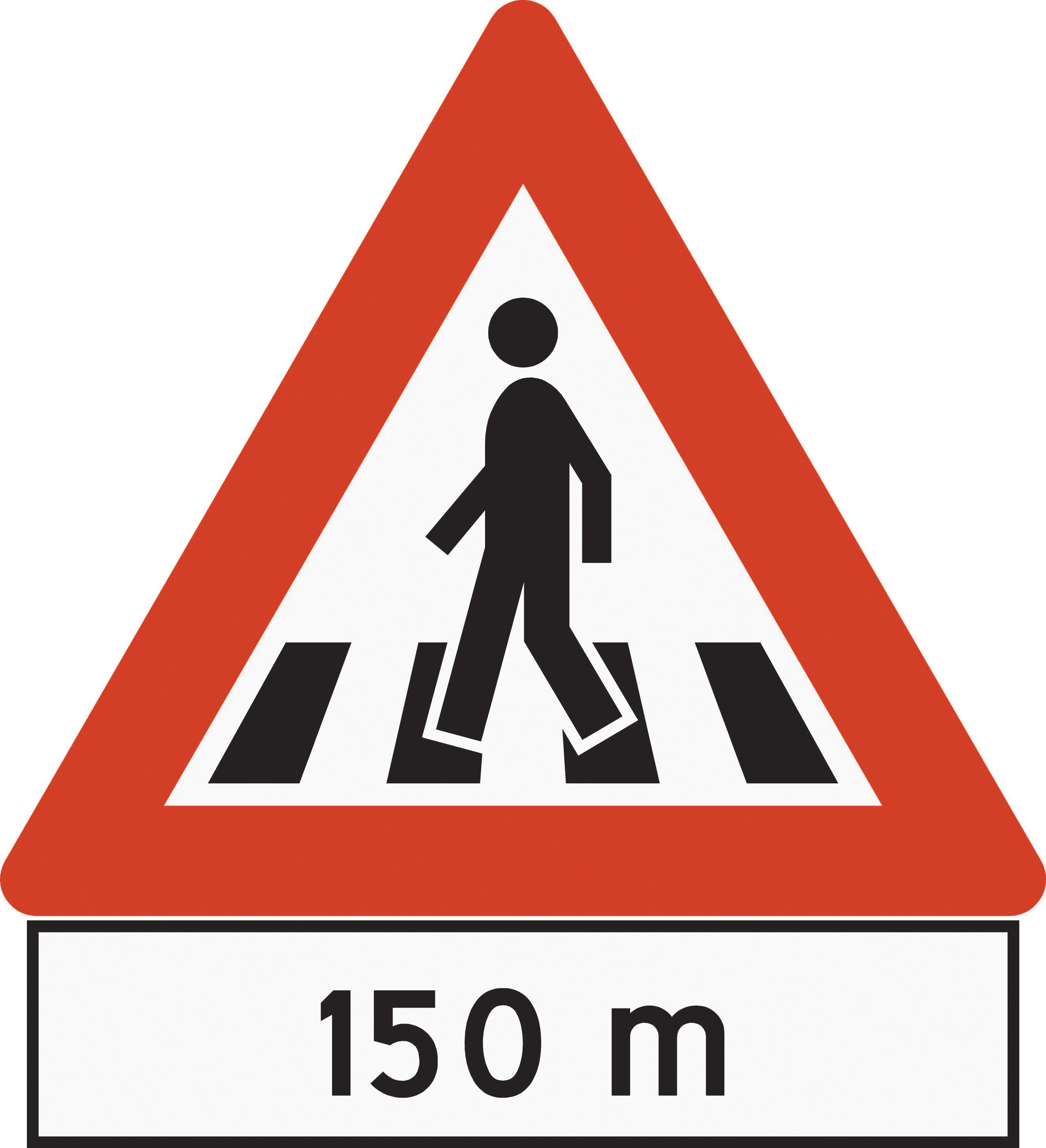 Skilt 140 Fotgjengere