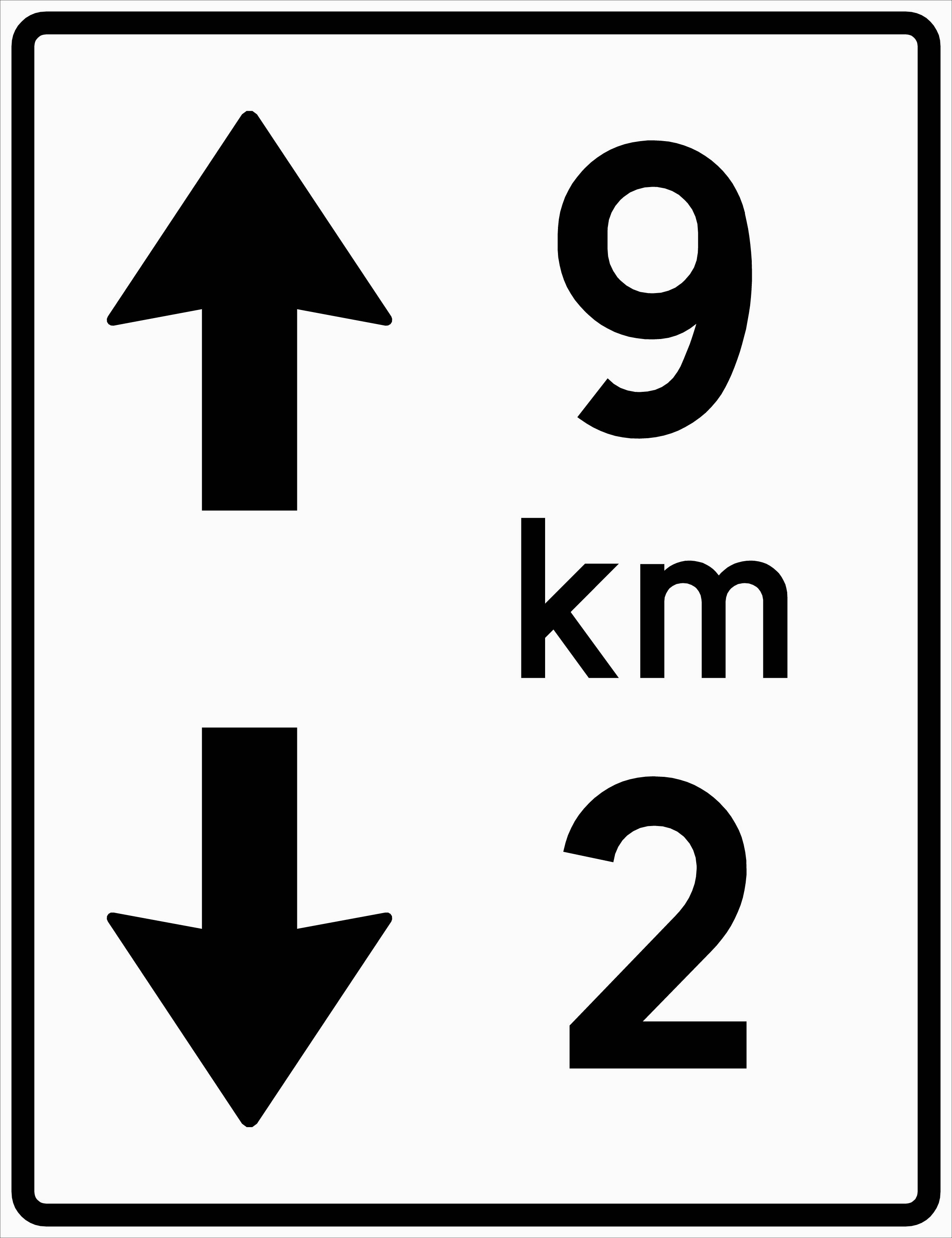 Skilt 916 Avstandsmarkering i tunnel
