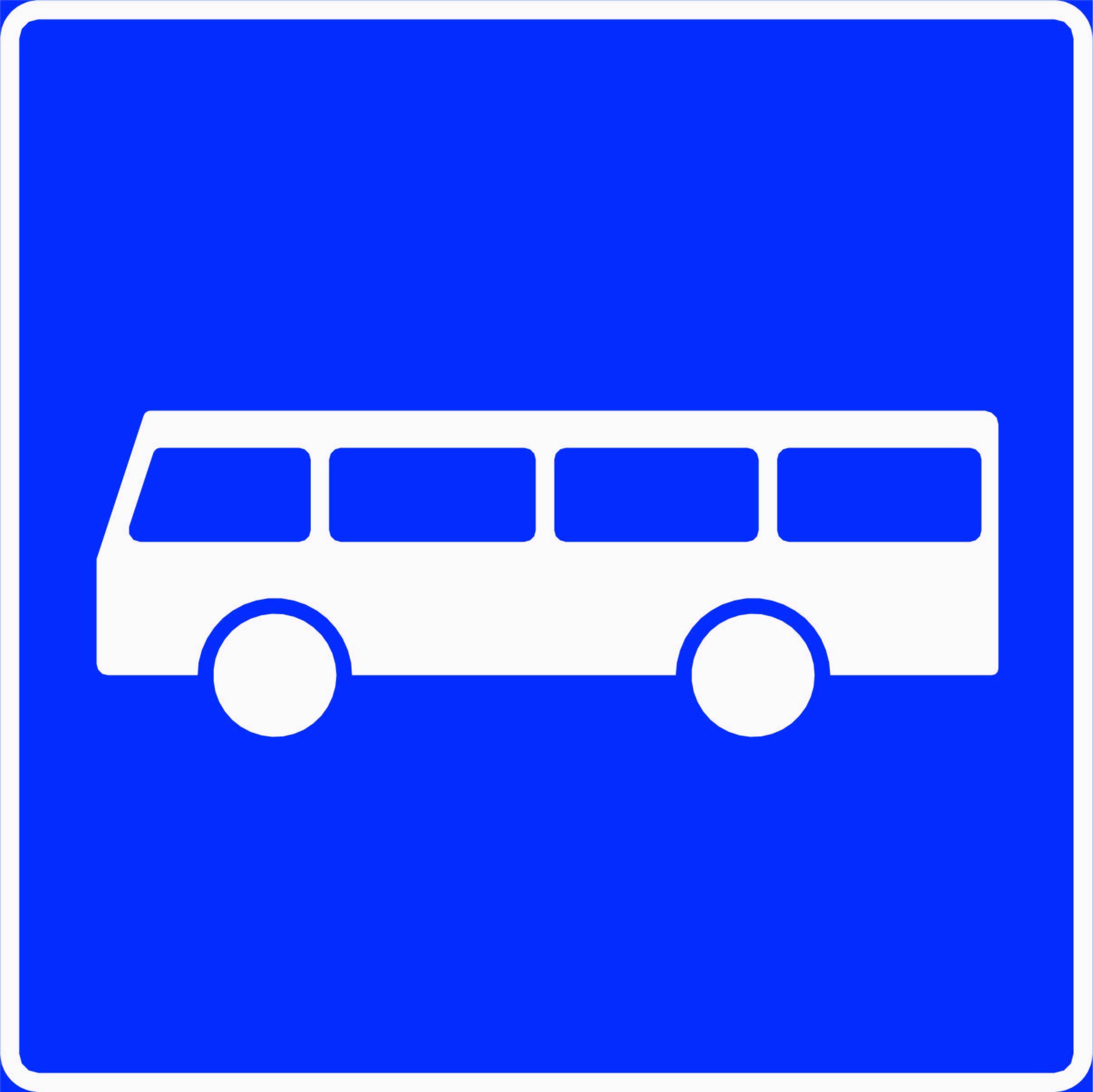 Skilt 508.1 Kollektivfelt – norsk trafikkskilt