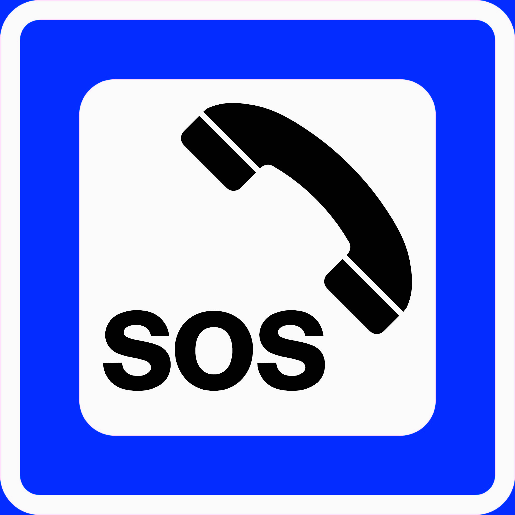 Skilt 605 Nødtelefon