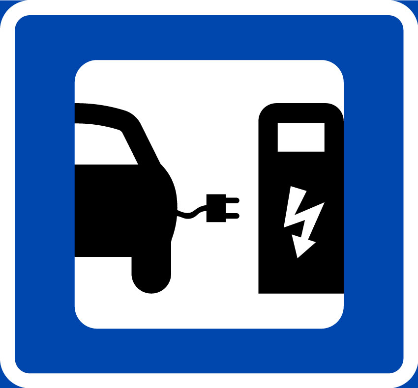 Skilt 609 Hurtiglading av motorvogn