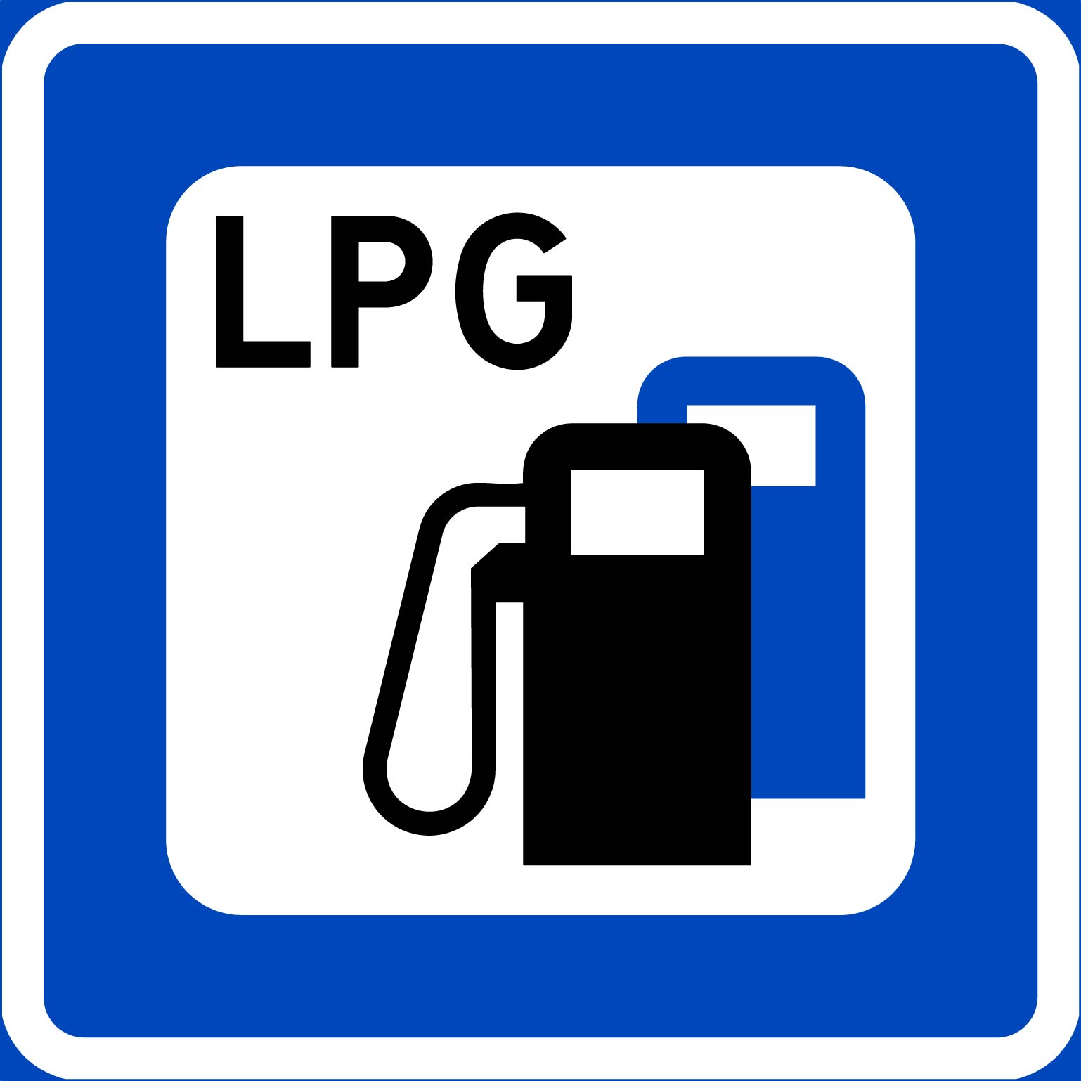 Skilt 610.1 Drivstoff - Gass (LPG)