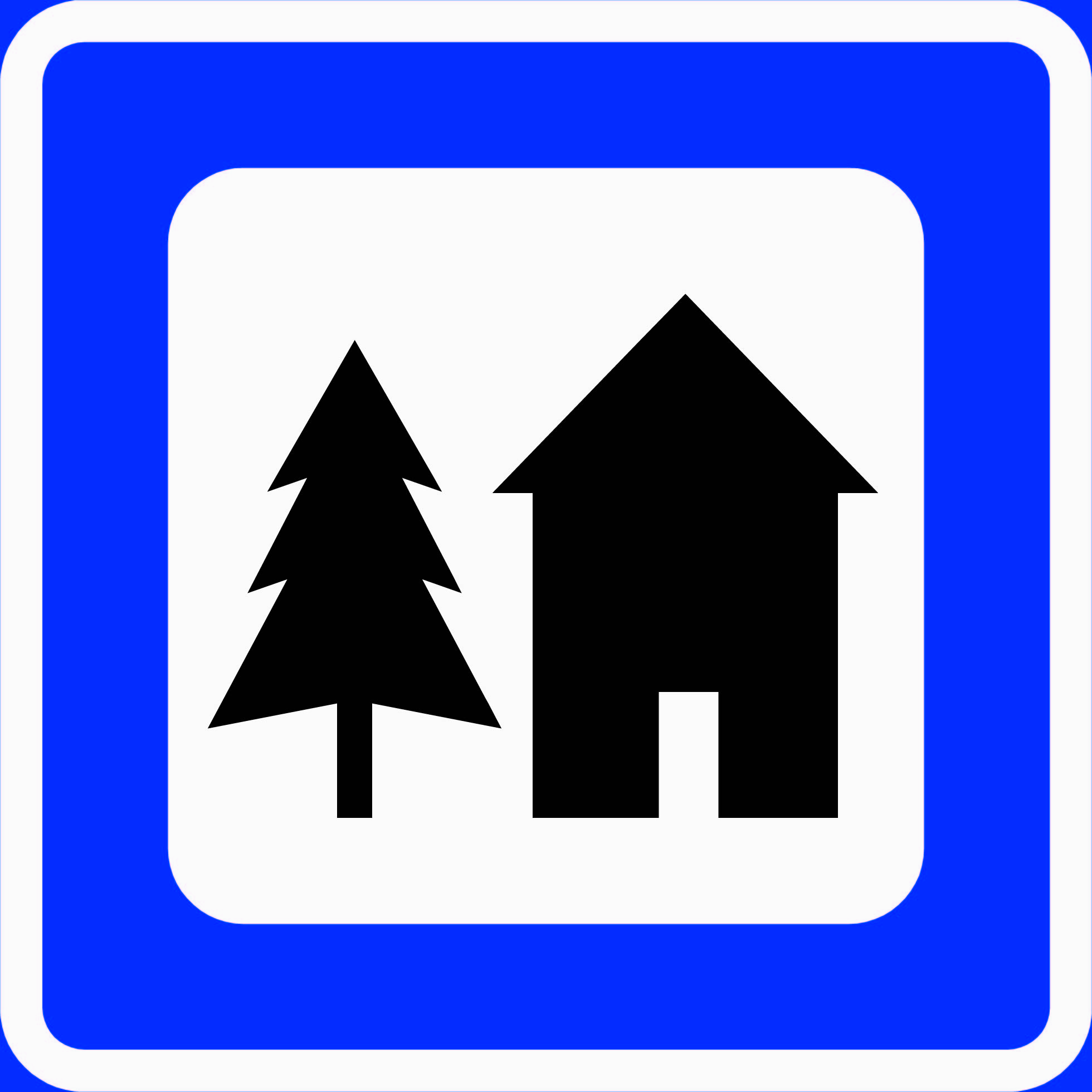 Skilt 624 Vandrerhjem