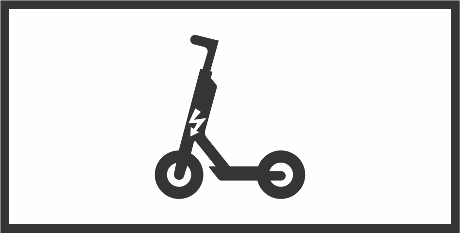 Skilt 807.10 Symbol liten elektrisk motorvogn
