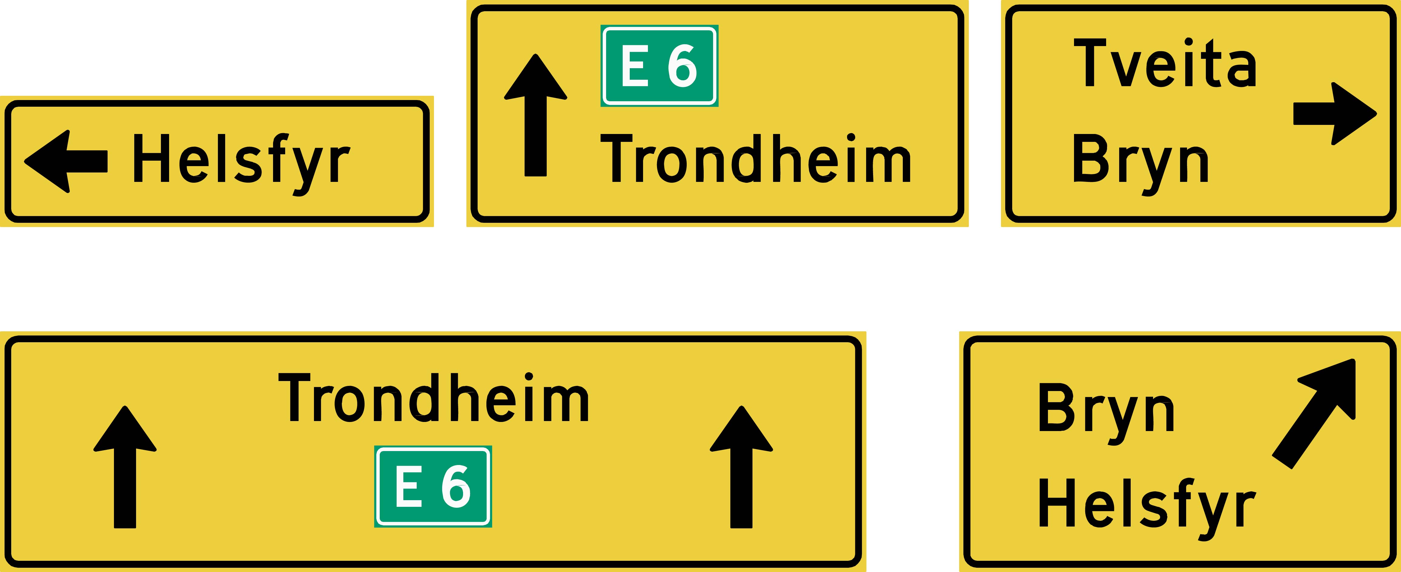 Skilt 719 Portalvegviser